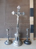 Cross table with candlesticks