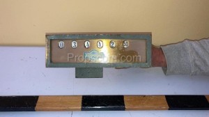 Counter from an old cash register