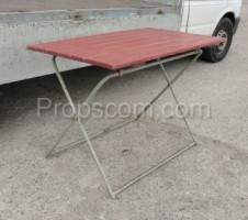 Garden folding table