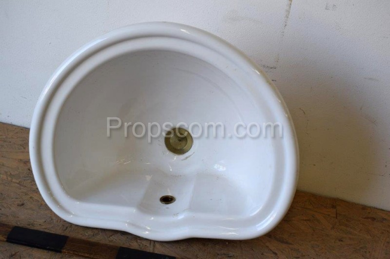 White washbasin