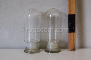 Flasks for chemical laboratory empty