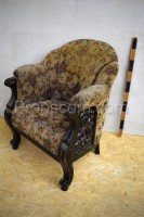 Upholstered armchair