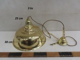 Brass chandeliers