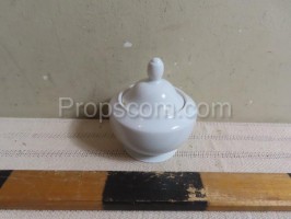 Porcelain sugar bowl