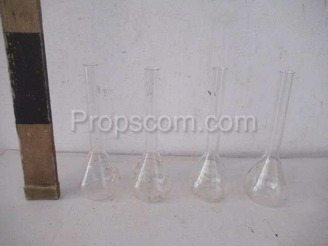 Conical flasks