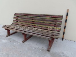 Railway station benches