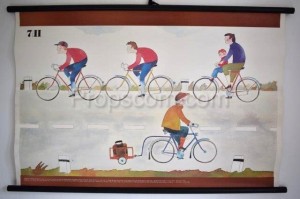 School poster - Cycling