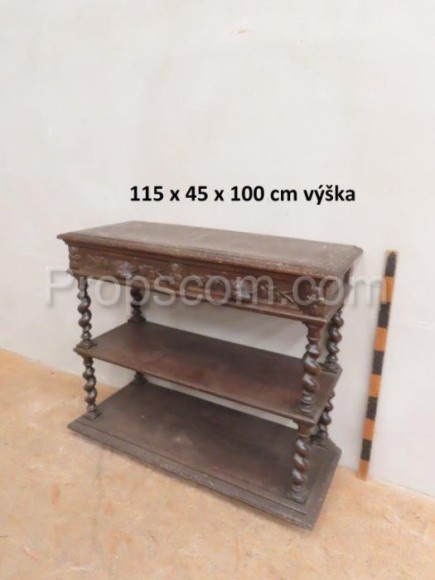 Wooden shelf