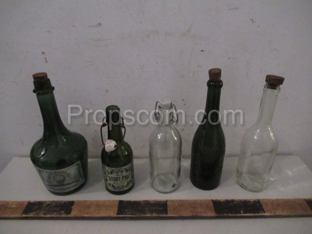 Alcohol bottles