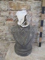 damaged bust