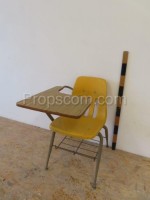 Školní lavice žlutá 