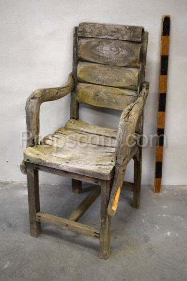 Wooden armchair