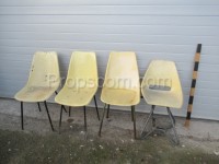 Stuhl Metall Kunststoff
