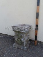 Pedestal under a flowerpot