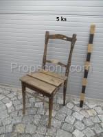 Wooden chairs