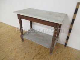 Wooden narrow table