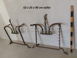 Forged barbecue stand