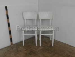 Židle kuchyňské bílé 
