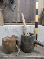 Wooden mortars