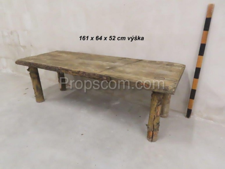 Wooden bench