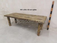 Wooden bench