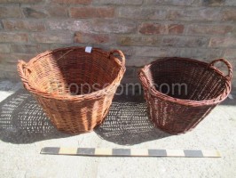 Wicker collection baskets