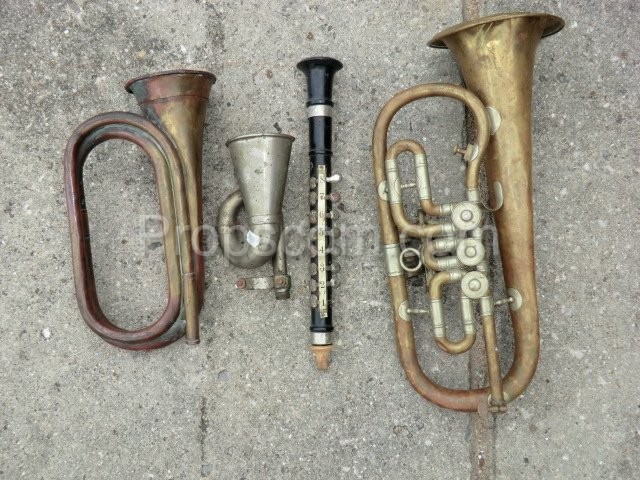 Various wind instruments