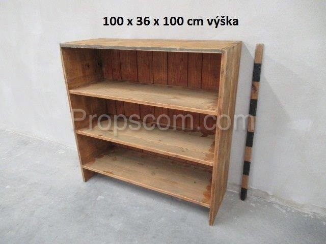 Small wooden bookshelf