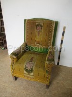 Upholstered armchair