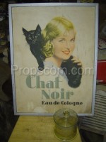 German advertising sign Chat Noir