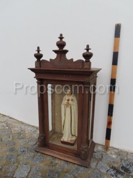 Schaufenster mit Madonna