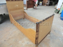 Wooden bed