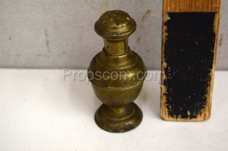 Brass salt shaker