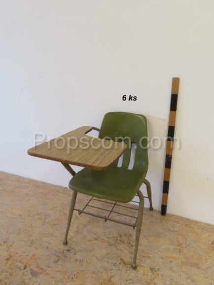 School desk green