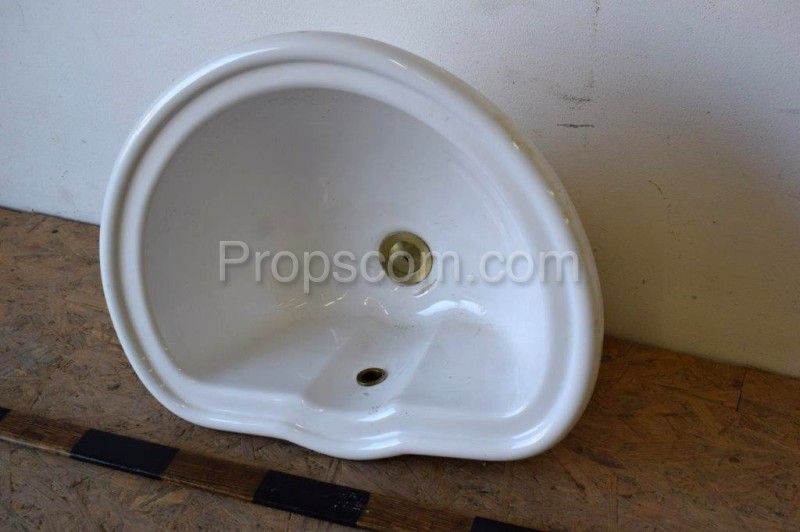 White washbasin