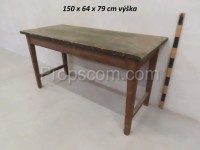 Narrow wooden table