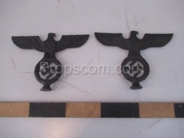 Eagle with swastika cast iron