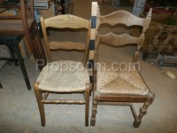 Wooden chairs