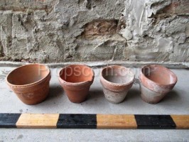 Terracotta flower pots