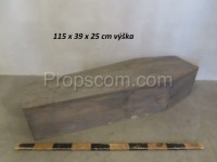 Small black coffin