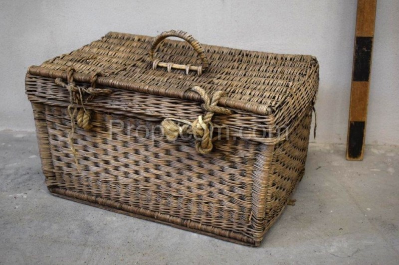 Wicker suitcase