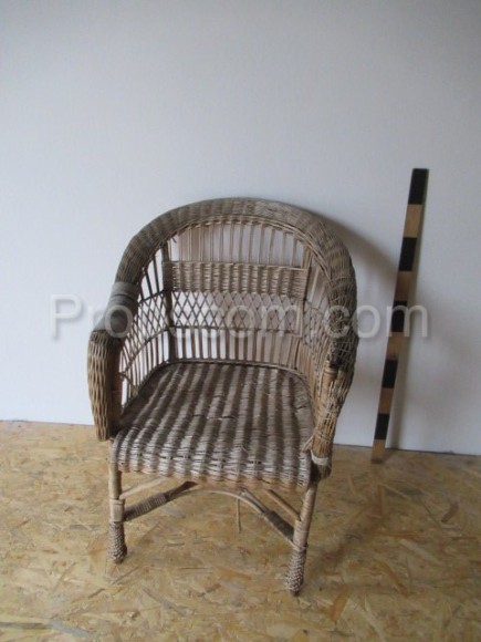 Wicker armchair