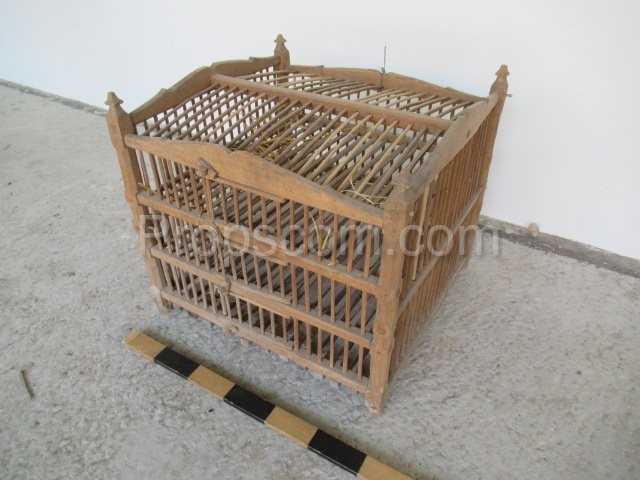 Wooden cage