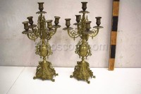 Brass candlesticks