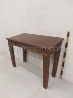 Wooden slanted folding table