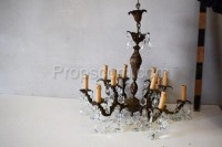 Chandelier with candlesticks