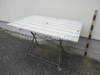 Folding garden table