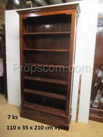 Wooden brown bookcase