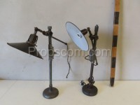 Lamps with khaki metal joint