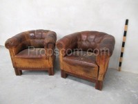 Leather armchair